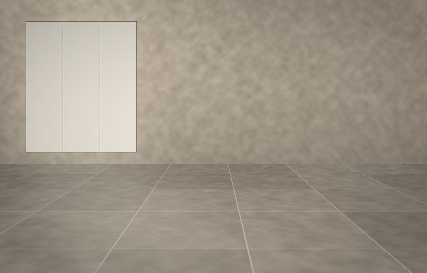 Tiled floor before the Surface Crete overlay