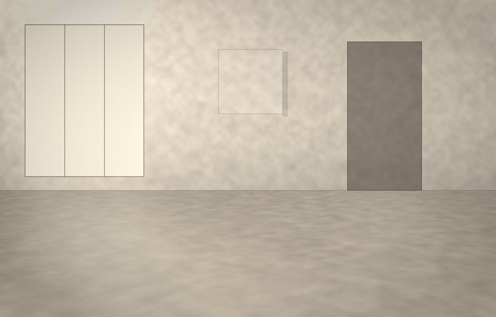 Seamless microcement floor and wall running through a daylit living space